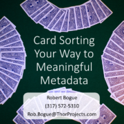 Card Sorting Your Way to Meaningful Metadata