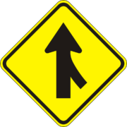 Merge sign