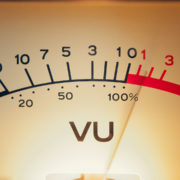 analog volume meter