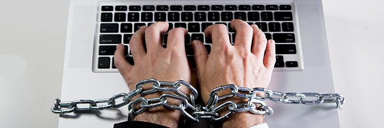 chained to keyboard